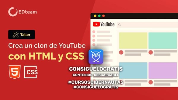 Taller: Crea un clon de YouTube con HTML y CSS